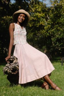 Wrap – Full-Circle Linen Skirt
