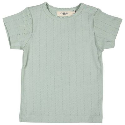 Pointelle T-Shirt - Sea Foam