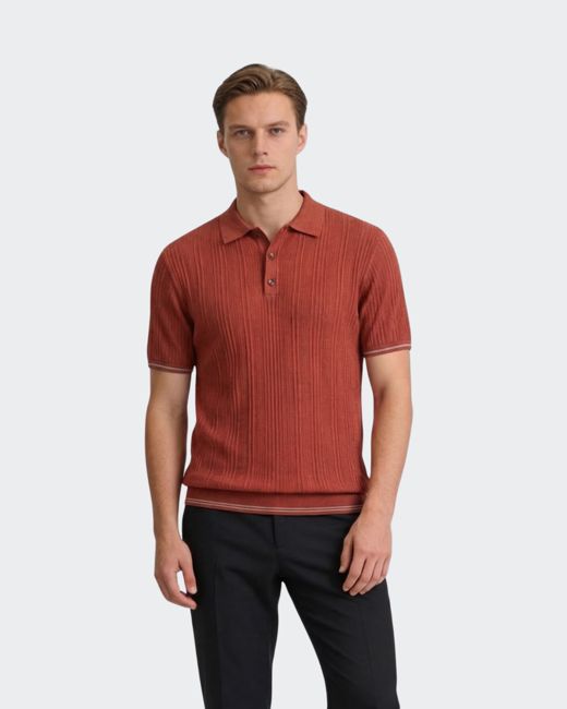 Ember Cotton Short Sleeve Knit Polo