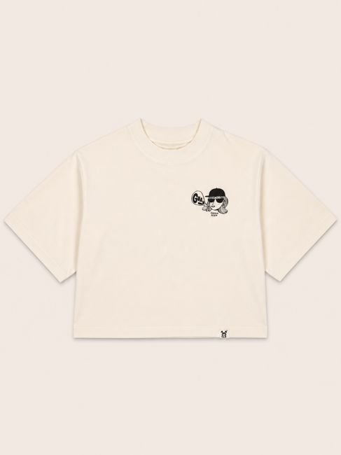 CAMISETA RAW COTTON GUAY GIRL CORTA