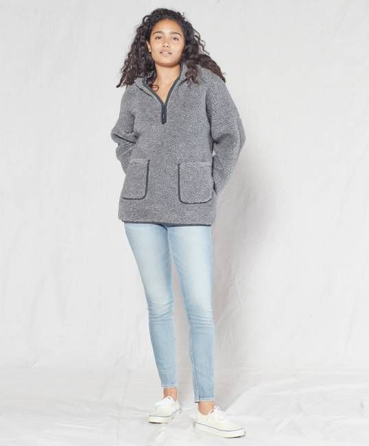 Seaside Sherpa Poncho - Outerworn