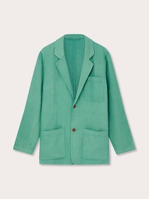 Men's Riviera Green Nassau Linen Jacket