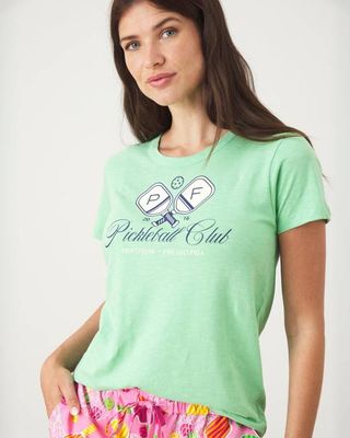 Pickleball Club - Saturday Graphic Tee - Avocado
