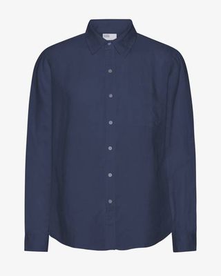 Linen Shirt - Marine Blue