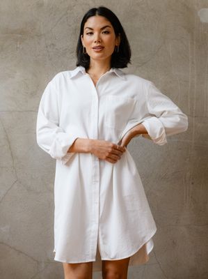 Harris Button Down Shirt Dress