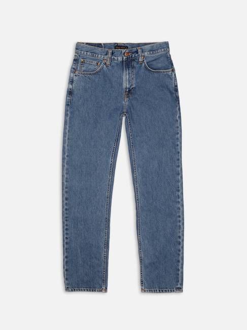 Gritty Jackson Morning Mist straight-leg jeans | Nudie Jeans