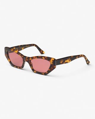 Sonnenbrille 07 - Classic Havana - Dunkelrosa