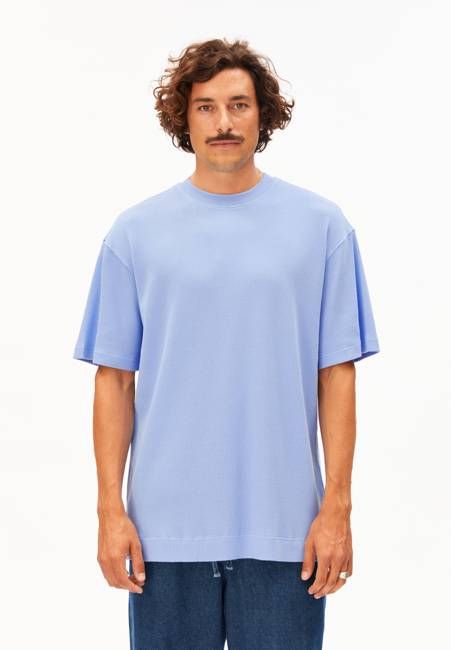 MAARKOS WAFFLE T-SHIRT| wedgwood