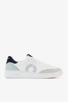 BLUE DEIA VEGAN LEATHER TRAINERS