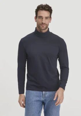 Turtleneck shirt regular made of organic cotton