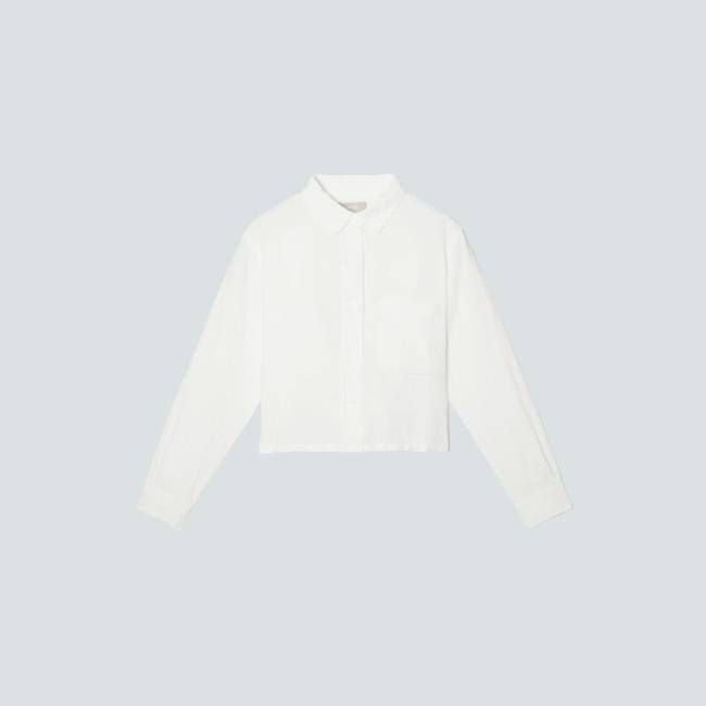 The Linen Way Short Shirt | White