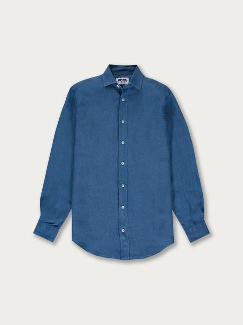 Men's Chambray Abaco Linen Shirt