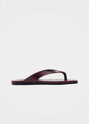 Ola Rift Burgundy Leather Sandals