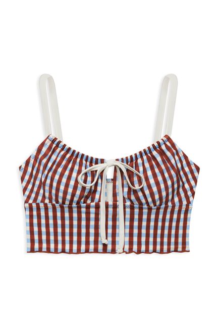 Selena Crop Top in Checkmate