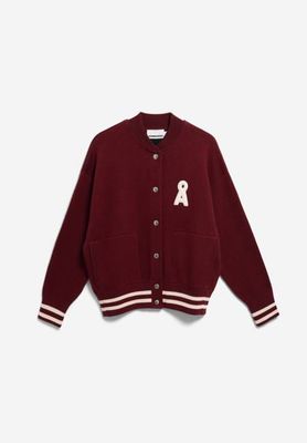 ICONIC Å BOMBER JACKET | velvet red-tinted navy