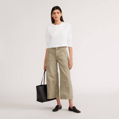 The Way-High® Gardener Cropped Jean |  Moss