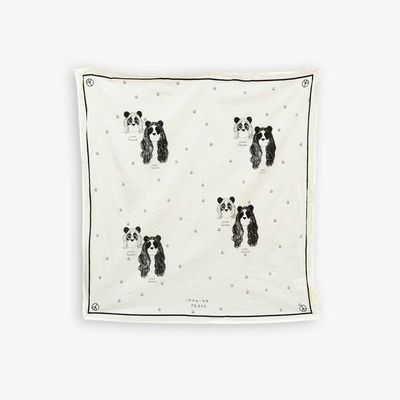 Imagine peace woven scarf