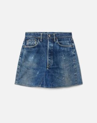 60s Embroidered Selvedge Big E Levi's Mini Skirt -#51