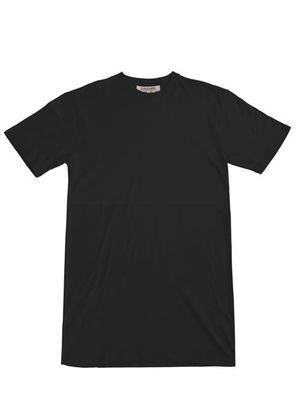 Organic Oversized T-Shirt Dress in Black