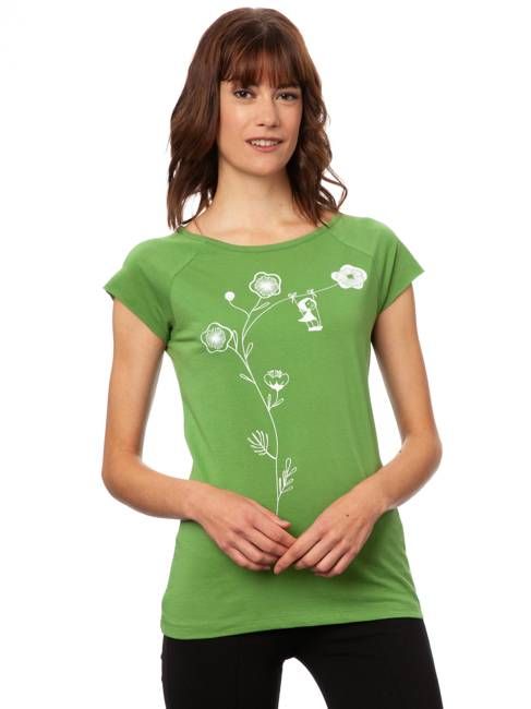 Schaukelmädchen Cap Sleeve pine