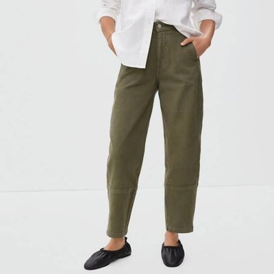 The Utility Barrel Pant | Dark Moss | Regular