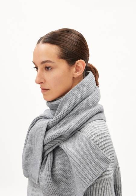 CLAASAS SCARF | light grey melange