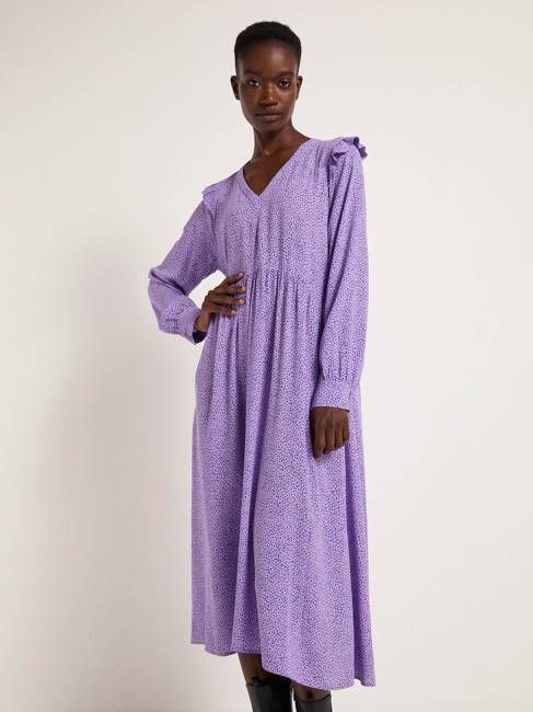 Midi dress print dots