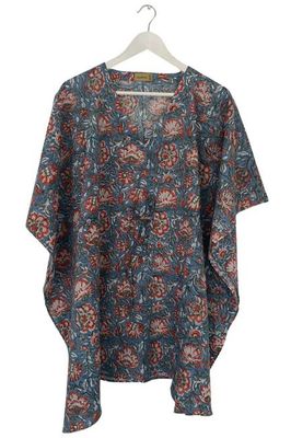 NEW! Block print Kaftan Short No.109