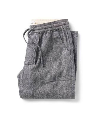 The Breakwater Pant in Grey Marl Hemp