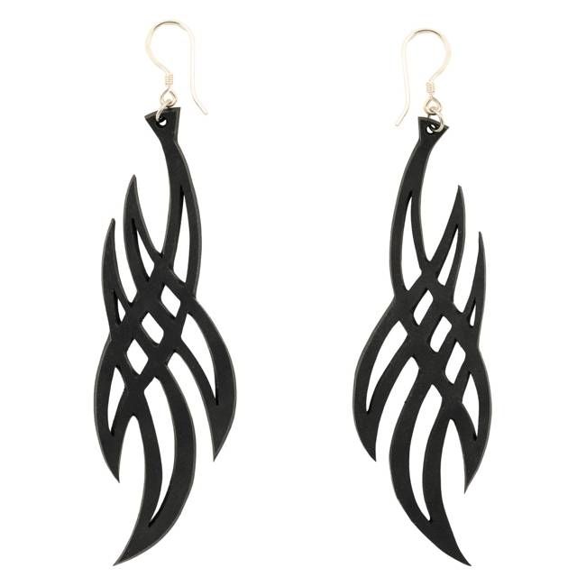 Vela Upcycled Inner Tube Earrings