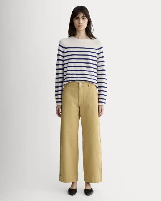 The Utility Wide-Leg Pant | Classic Khaki