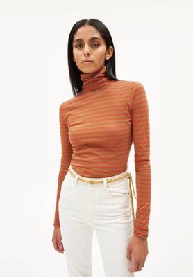 MALENAA STRIPES| dunkel verbranntes Zedernholz