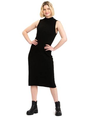 Donika Rib Knit Sweater Midi Dress