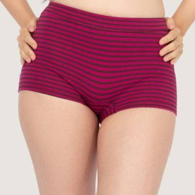 Bio-Baumwolle Damen-Badeshorts Isi beere Streifen - kaufen