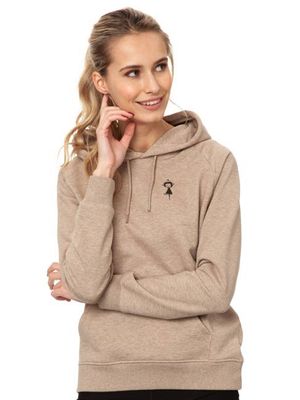 Yogamädchen Hoodie heather sand