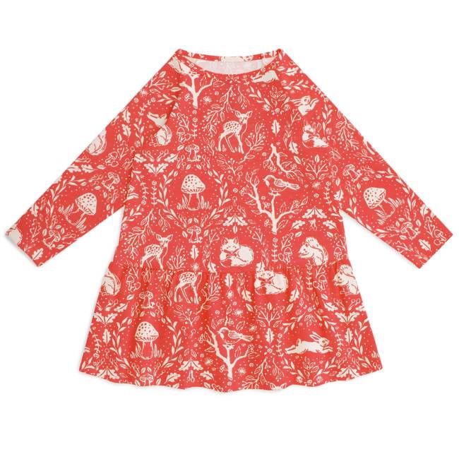 Chicago Dress - Animal Tapestry Red