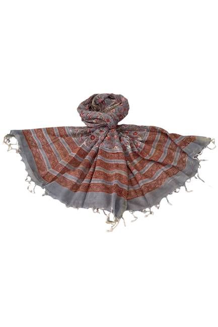 Cotton Blockprint Stole No. 23 Jodhpur Edit