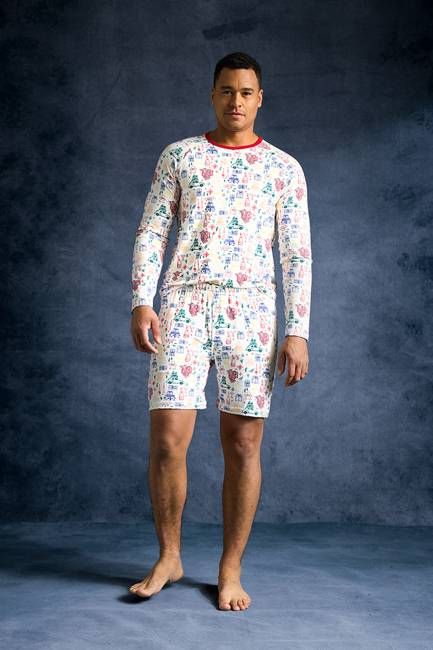 Lounge Set: Long Sleeve Shirt + Lounge Short