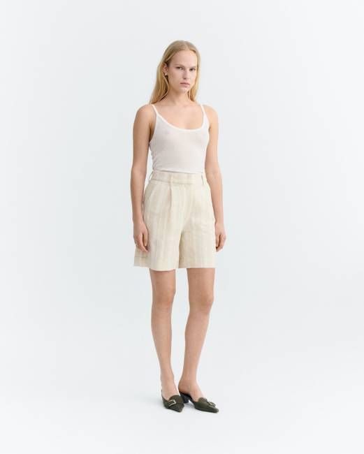 Bermuda raw striped darts Lia