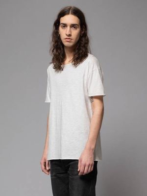 Roger Slub Offwhite relaxed fit tee | Nudie Jeans