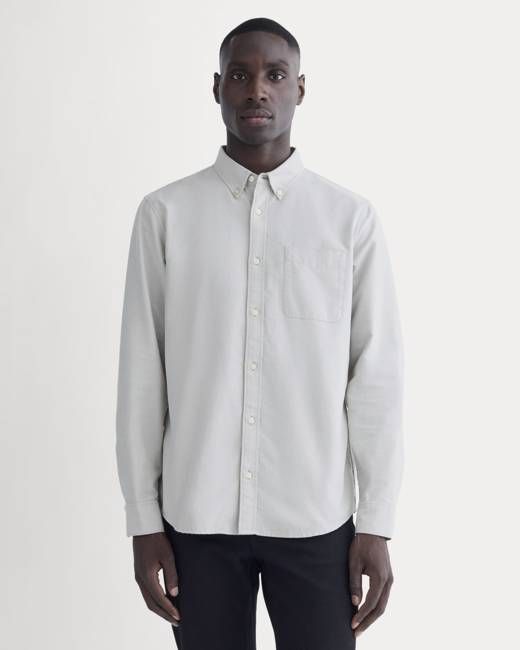 The Slim Oxford Shirt | Grey | Tall