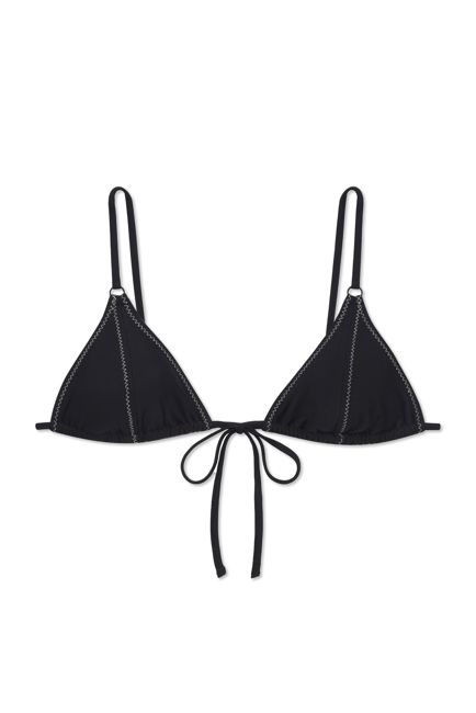 Nico Tie Top in Noir Zig