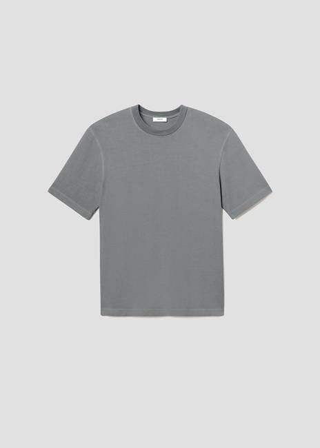 Asha Mock Neck Tee in Flint