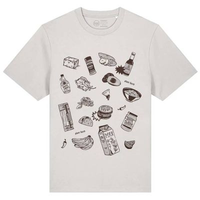 Vegan Starter Pack Unisex Relaxed Heavyweight T-shirt - Off White