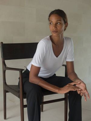 Short Sleeve V-neck Tee