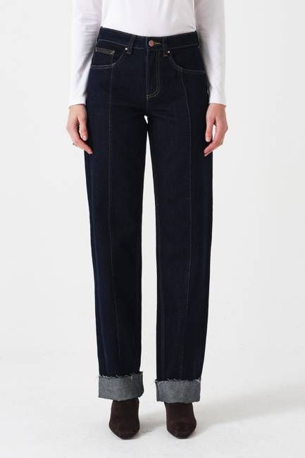 Stevie Turn Up Jean in Blue Moon