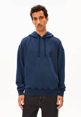 IKONISCHER Å KIRAAN GMT DYE HOODIE | marineblau getönt und gewaschen