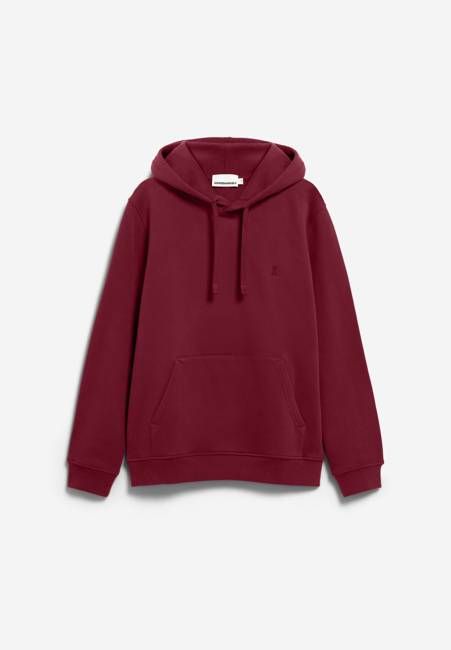 PAARLO FLEECE HOODIE | velvet red
