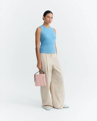 Tank top light blue Juliette