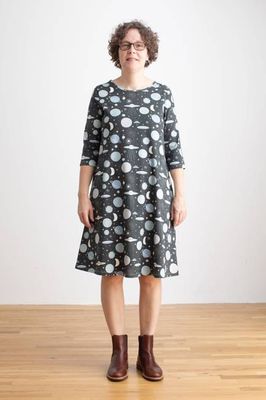 Helsinki Dress - Space Charcoal
